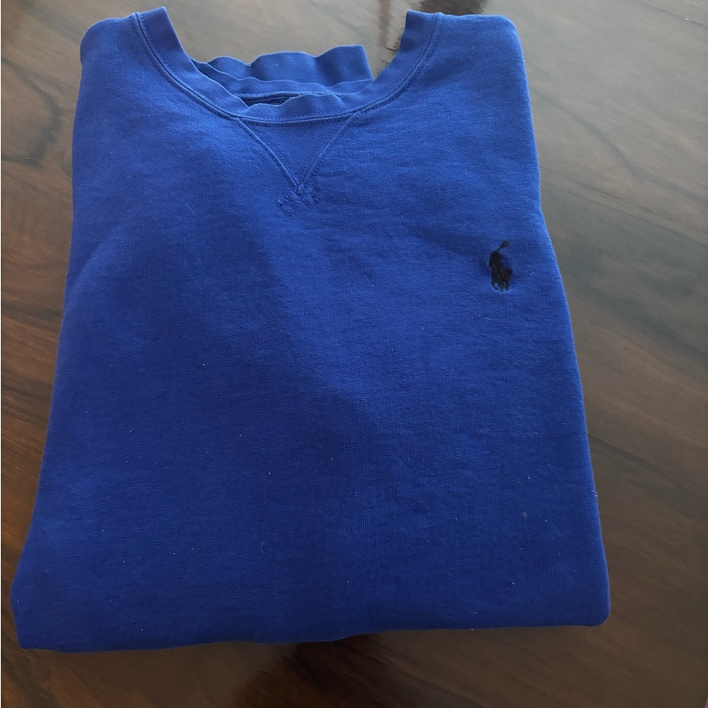 Polo by Ralph Lauren Blue Sweatshirt Large